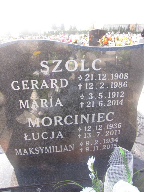 Łucja Morciniec 1936 Knurów - Grobonet - Wyszukiwarka osób pochowanych