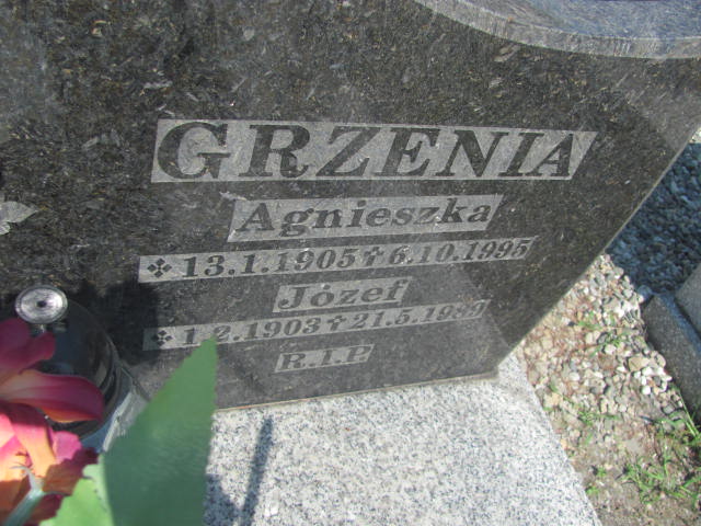 Józef Grzenia 1903 Knurów - Grobonet - Wyszukiwarka osób pochowanych