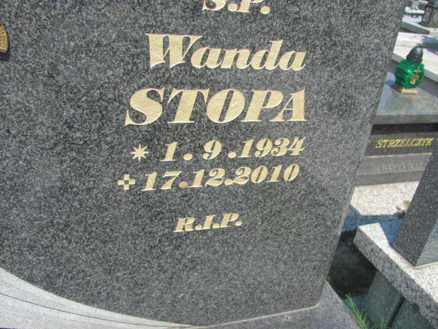 Wanda Stopa 1934 Knurów - Grobonet - Wyszukiwarka osób pochowanych