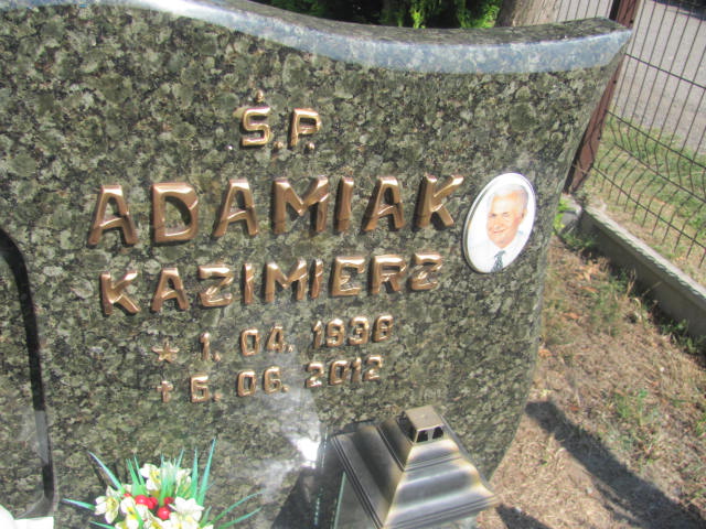 Kazimierz Adamiak 1938 Knurów - Grobonet - Wyszukiwarka osób pochowanych