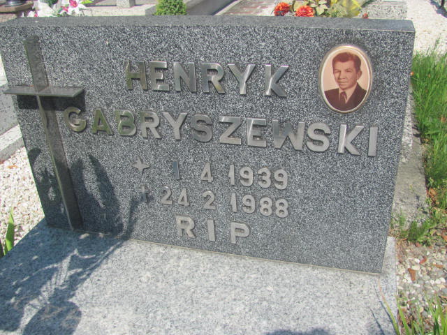 Henryk Gabryszewski 1939 Knurów - Grobonet - Wyszukiwarka osób pochowanych