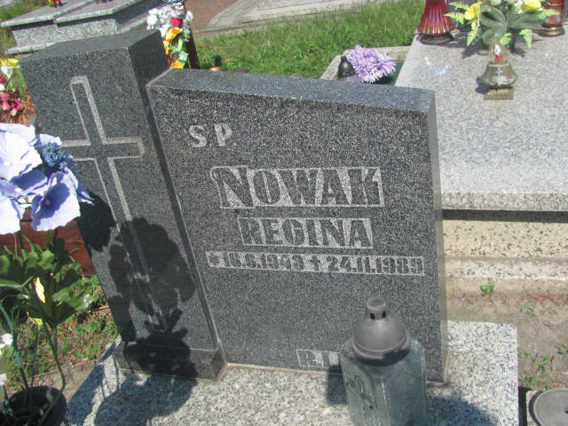 Regina Nowak 1940 Knurów - Grobonet - Wyszukiwarka osób pochowanych