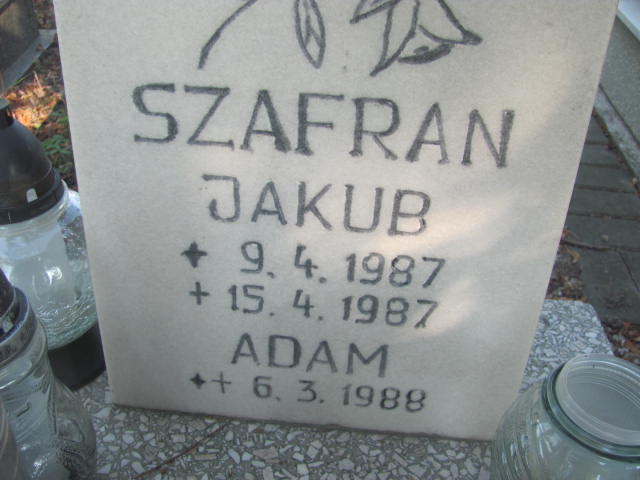 Jakub Szafran 1987 Knurów - Grobonet - Wyszukiwarka osób pochowanych