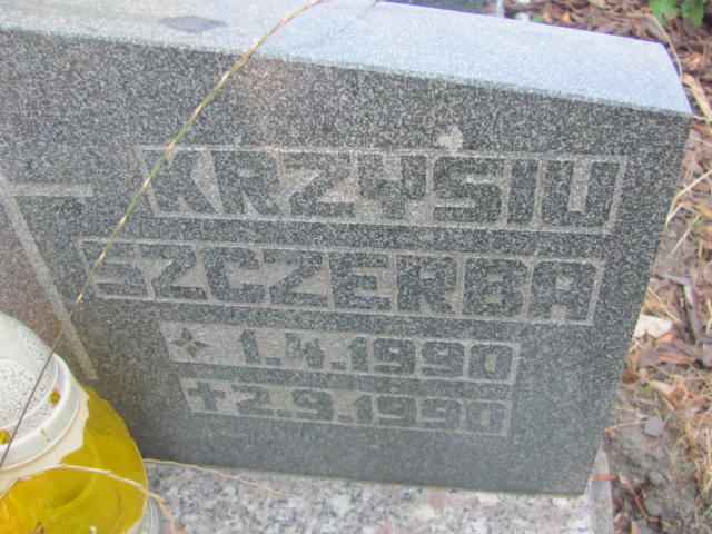 Krzysztof Szczerba 1990 Knurów - Grobonet - Wyszukiwarka osób pochowanych