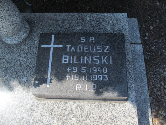 Tadeusz Biliński 1948 Knurów - Grobonet - Wyszukiwarka osób pochowanych