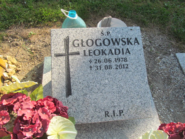 Leokadia Głogowska 1978 Knurów - Grobonet - Wyszukiwarka osób pochowanych