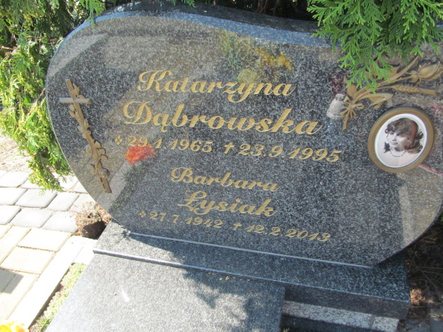 Katarzyna Dąbrowska 1965 Knurów - Grobonet - Wyszukiwarka osób pochowanych