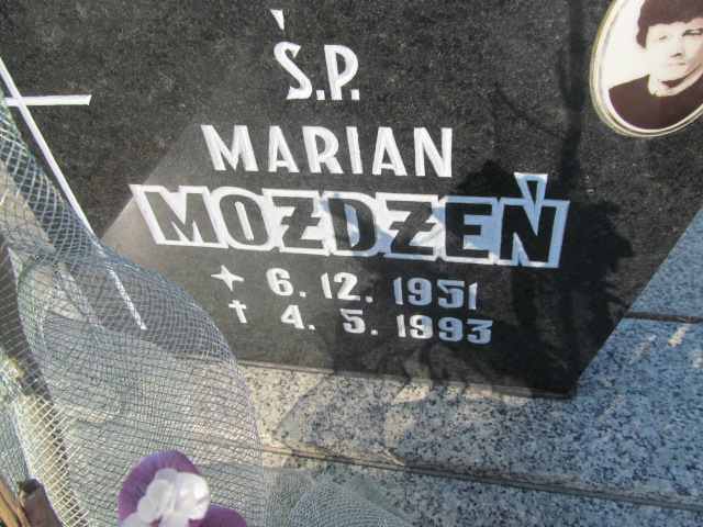 Marian Możdżeń 1951 Knurów - Grobonet - Wyszukiwarka osób pochowanych
