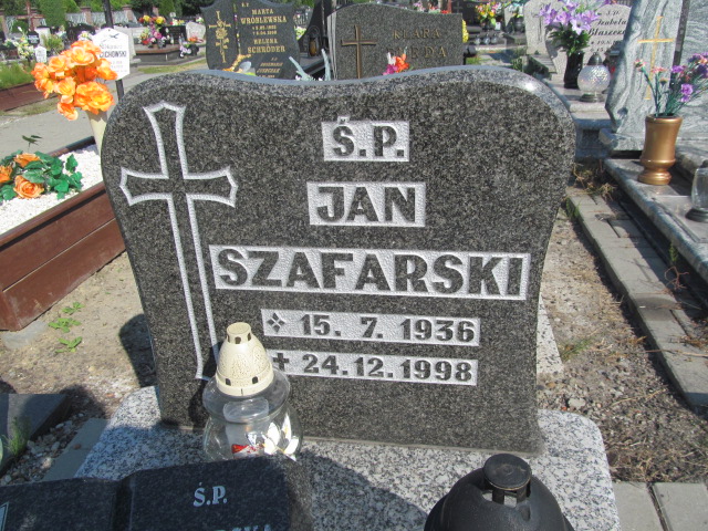 Jan Szafarski 1936 Knurów - Grobonet - Wyszukiwarka osób pochowanych