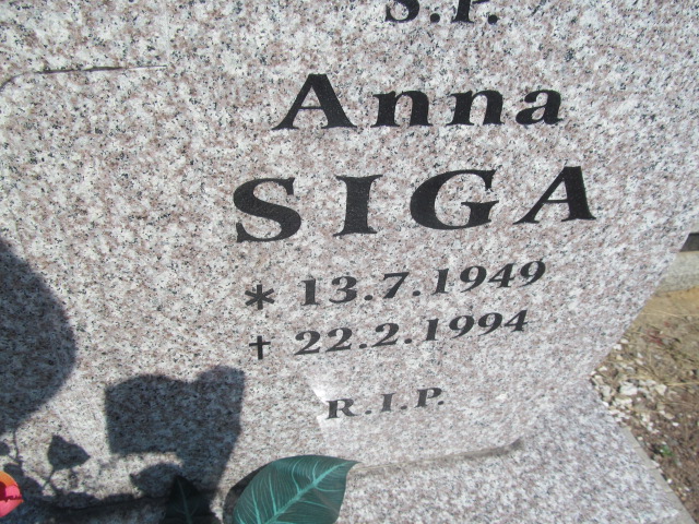 Anna Siga 1949 Knurów - Grobonet - Wyszukiwarka osób pochowanych