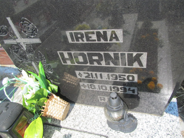 Irena Hornik 1950 Knurów - Grobonet - Wyszukiwarka osób pochowanych