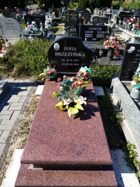Grób Zofia Brzezińska