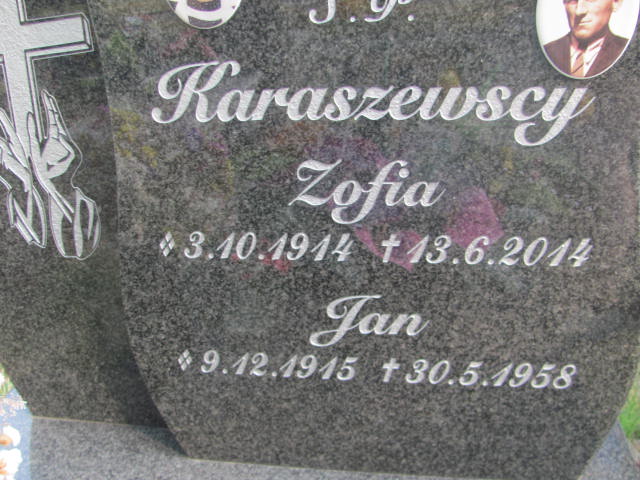 Jan Karaszewski 1915 Knurów - Grobonet - Wyszukiwarka osób pochowanych