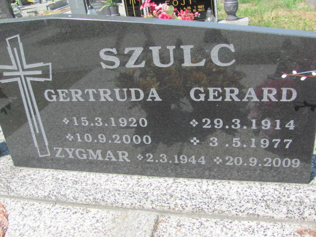 Gerard Szulc 1914 Knurów - Grobonet - Wyszukiwarka osób pochowanych