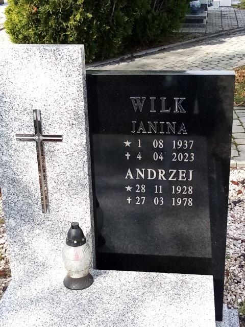 Janina WILK 1937 Knurów - Grobonet - Wyszukiwarka osób pochowanych