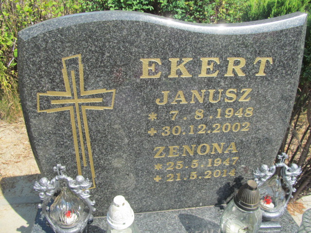 Zenona Ekert 1947 Knurów - Grobonet - Wyszukiwarka osób pochowanych