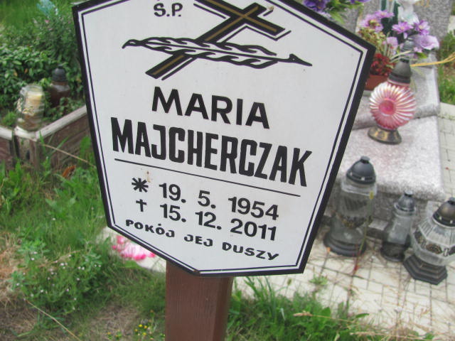 Maria Majcherczak 1954 Knurów - Grobonet - Wyszukiwarka osób pochowanych