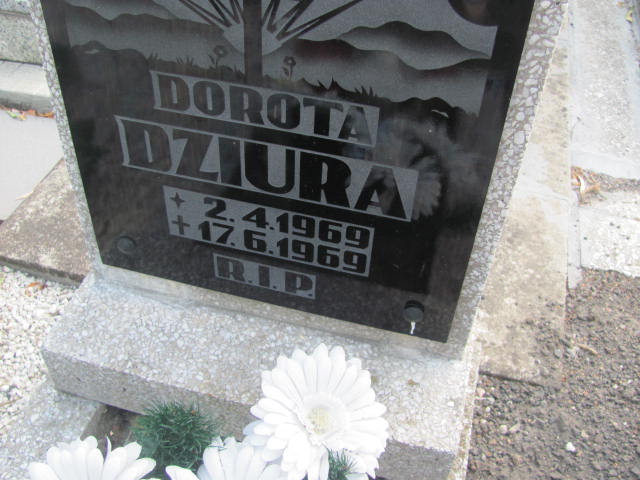 Dorota Dziura 1969 Knurów - Grobonet - Wyszukiwarka osób pochowanych