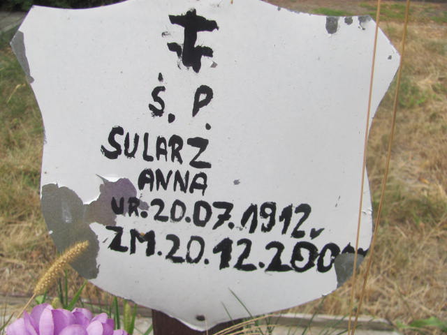 Anna Sularz 1912 Knurów - Grobonet - Wyszukiwarka osób pochowanych