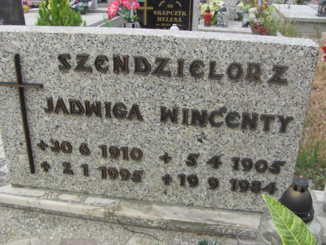 Wincenty Szendzielorz 1905 Knurów - Grobonet - Wyszukiwarka osób pochowanych