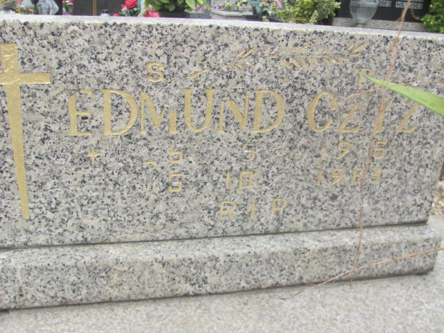 Edmund Czyż 1915 Knurów - Grobonet - Wyszukiwarka osób pochowanych