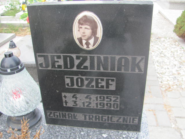 Józef Jedziniak 1952 Knurów - Grobonet - Wyszukiwarka osób pochowanych