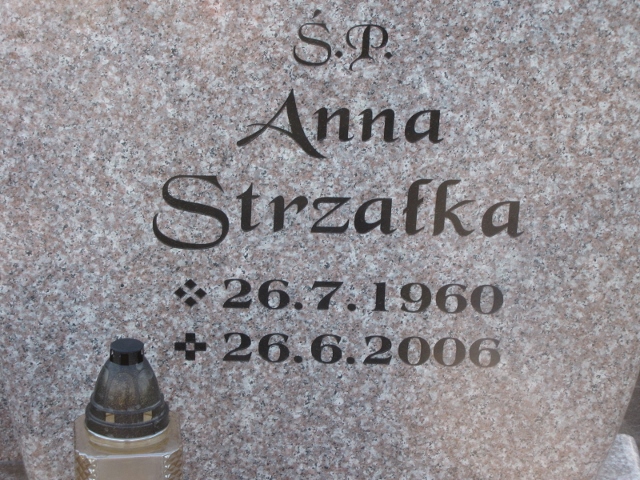 Grób Anna Strzałka