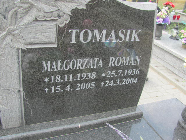 Małgorzata Tomasik 1938 Knurów - Grobonet - Wyszukiwarka osób pochowanych