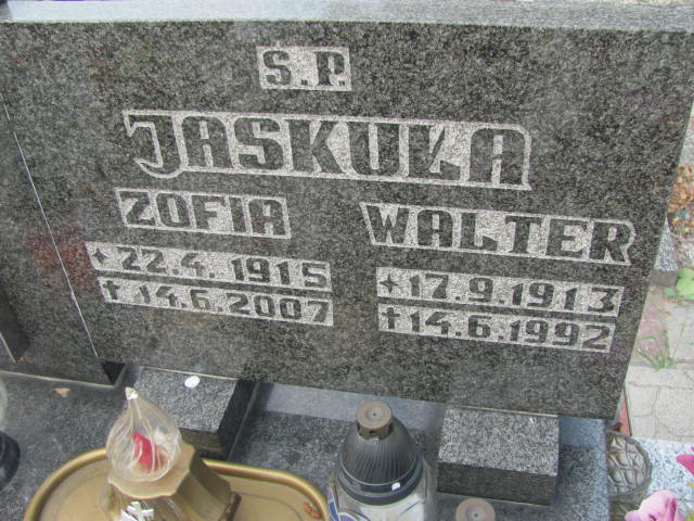 Walter Jaskuła 1913 Knurów - Grobonet - Wyszukiwarka osób pochowanych