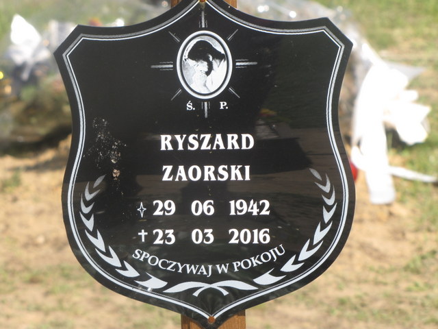 Ryszard ZAORSKI  1942 Knurów - Grobonet - Wyszukiwarka osób pochowanych
