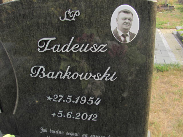 Tadeusz Bańkowski  1954 Knurów - Grobonet - Wyszukiwarka osób pochowanych