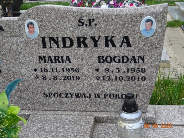 Grób Bogdan Indryka