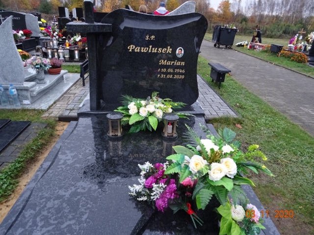 Grób MARIAN PAWLUSEK