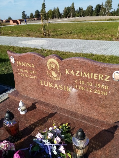 Grób JANINA ŁUKASIK