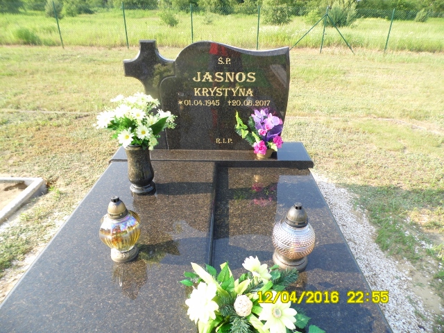 Grób KRYSTYNA JASNOS